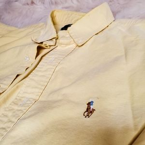 Vintage yellow Ralph Lauren button down